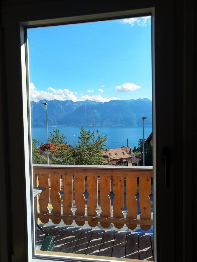 "Les Echalas" Chalet Independant Avec Cuisine En Lavaux Unesco Chexbres Zewnętrze zdjęcie